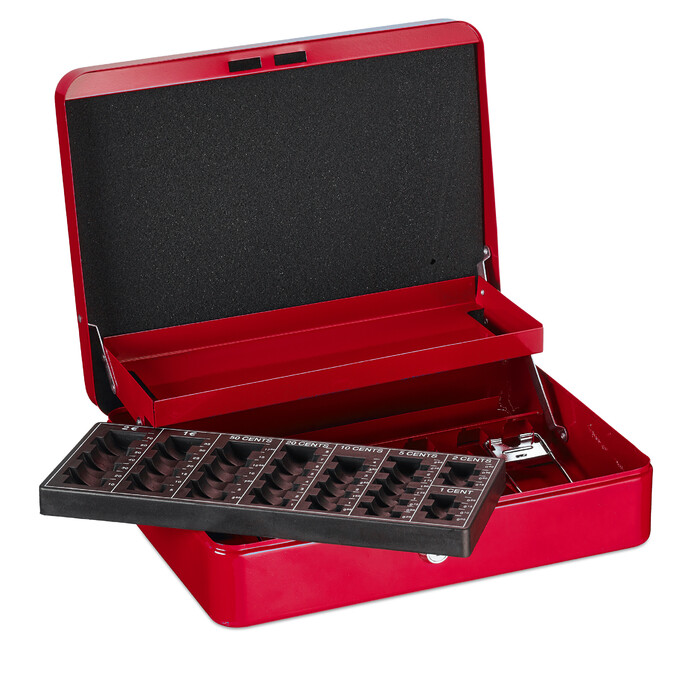 Cash Box з дошкою для підрахунку євромонет