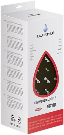 Чохол для прасування Laurastar Universal Cover Glasses: 131 x 55 см, 100% бавовна, для всіх прасувальних дощок, стійкий до прання