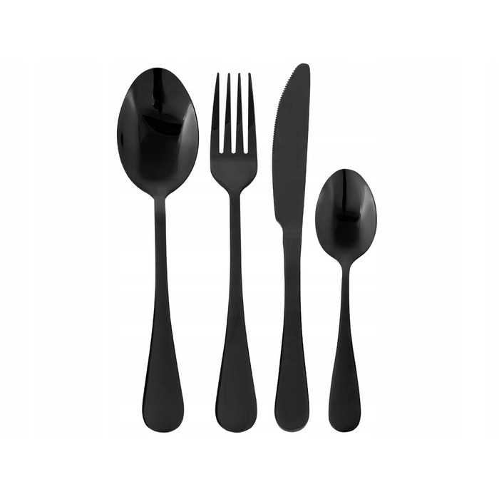 Набір столових приборів Martimar High Quality Black, 24 предмети