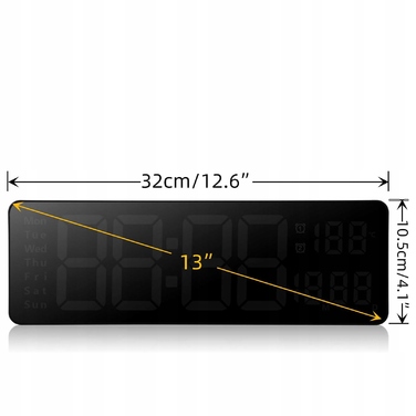 Цифровий LED годинник 13