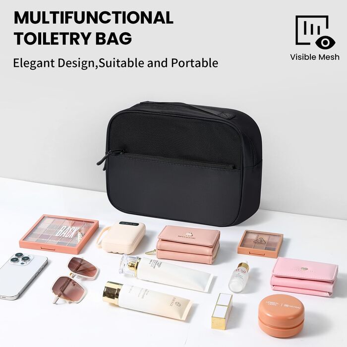 Органайзери для валізи Prezon, набір 8 шт, чорні, легкі, для подорожей