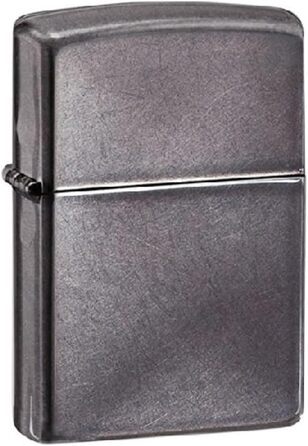 Запальничка Zippo з емблемою слона, кристал Swarovski, сіра, оригінальна, подарункова коробка, кишенькова, багаторазова