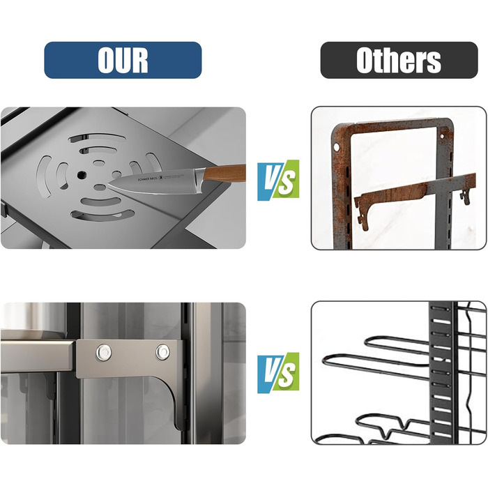 Pot Organizer, 7 tiers, adjustable, sturdy, for kitchen cabinets, versatile, for pots and pans