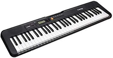 Клавішний синтезатор Casio CT-S200BK CASIOTONE з 61 клавішею та автокомпаньйоном, чорний, багатокольоровий