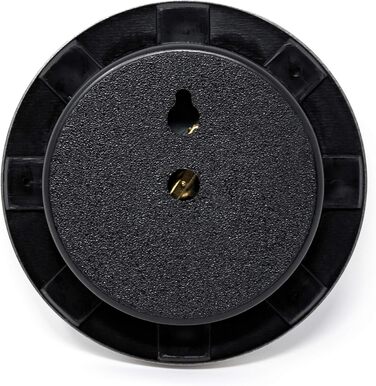 Fischer 150CR - Synthetic Hygrometer - 68mm Humidity Meter with chrome-colored plastic housing. Made in Germany