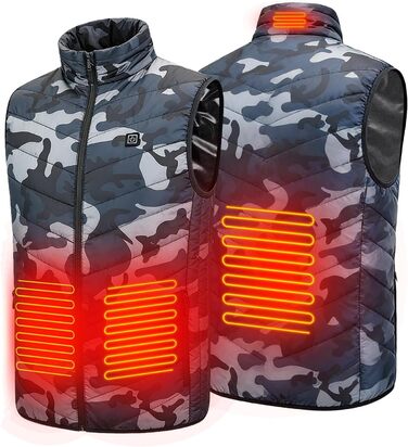 Степова жилетка Weste Daunenweste: тактична жилетка, камуфляж, розмір M