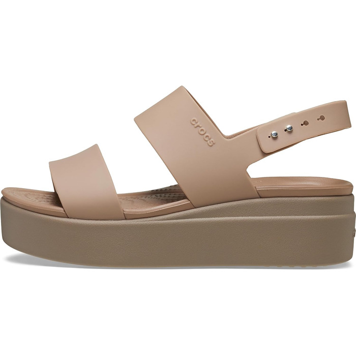 Crocs Brooklyn Wedge Sandal Latte Mushroom 38/39 EU - Стильні босоніжки на танкетці
