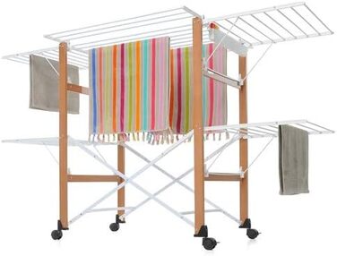 Підставка для білизни Foppapedretti Gulliver, 105 x 80 x 174 см, дерев'яна, горіх