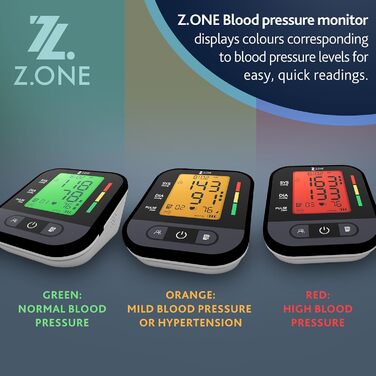 Тонометр на плече Reliance Medical з голосовим асистентом, кольоровий дисплей, для 2 користувачів, виявлення аритмії, комфортна манжета