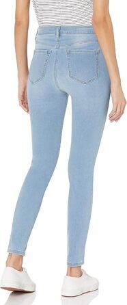 Джинси жіночі Amazon Essentials Skinny з еластичного деніму, висока посадка, колір - вицвілий синій (довжина 42)