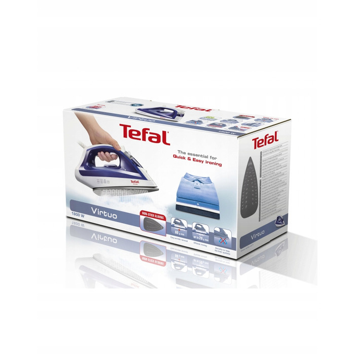 Праска TEFAL Virtuo FV1711 1800 Вт, 80 г/хв, керамічна підошва, розпилювач