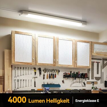 Світлодіодний світильник Anten для вологих приміщень 120 см, 36Вт, 4000-6000K, 4000Лм, IP65, водонепроникний, для гаража, майстерні, офісу, підвалу (2 шт.)