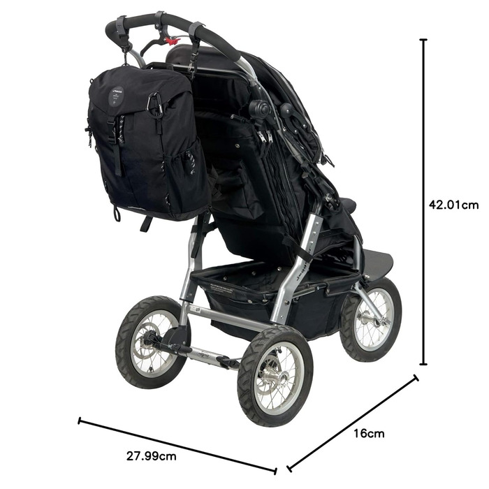 Рюкзак Lässig Green Label Outdoor, чорний, 850 г