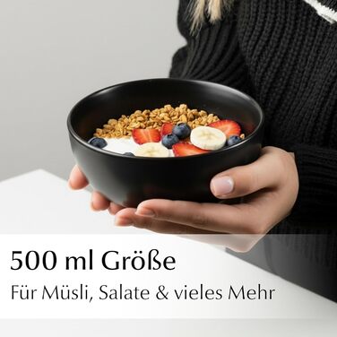 Набір мисок Miamio Le Papillon, 6 шт по 600 мл: для смузі, салатів, супів | 600 мл