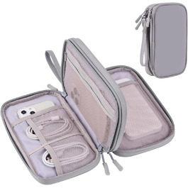 Органайзер для подорожей DDgro Elektronik, водонепроникна сумка для аксесуарів, сірий, поліуретан, середній розмір M
