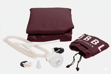 Надувна ванна Tubble Royale Deep Burgundy 255 л - розкішне домашнє спа для дорослих