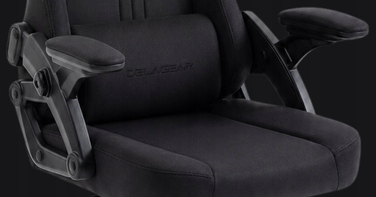 Ігрове крісло Delagear G 414, чорна тканина