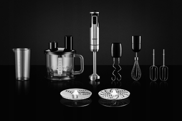 Погружний блендер Kerch Active 1800W, 800 Вт, сріблястий/сірий