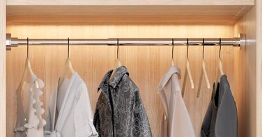 Штанга для душу без свердління, нержавіюча сталь, регульована, 85-160 см, діаметр 25 мм, срібляста