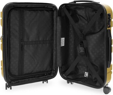 Чемодан X-Kölln 2 в 1: валіза-ролтовий кейс, TSA, (S & L), матовий (Золота осінь, 55 см)