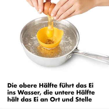 Ручний міксер OXO Good Grips з нержавіючої сталі, вінчик для збивання яєць (набір для приготування яєць пашот)