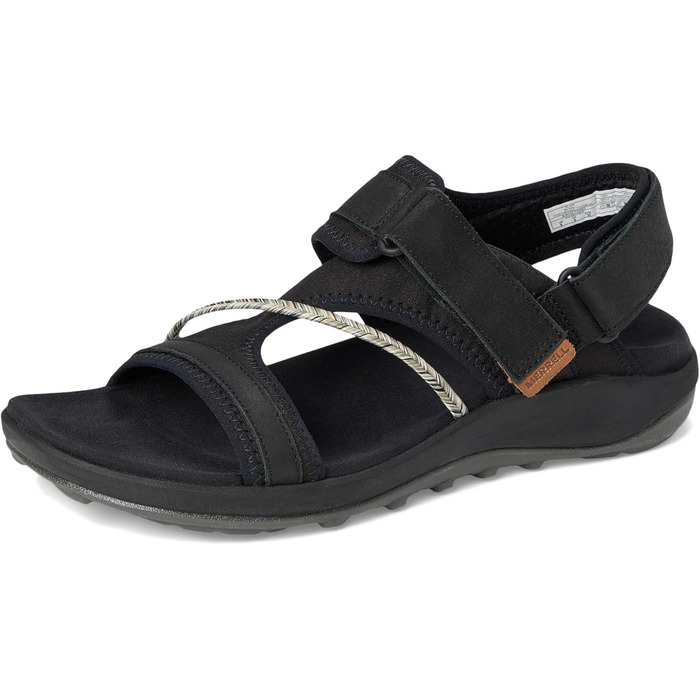 Сандалі Merrell Terran 4 Backstrap жіночі, чорні, 40 EU - зручне взуття для активного відпочинку
