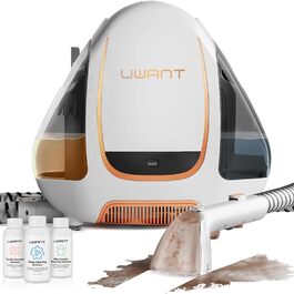 UWANT Теперішній пилосос для миття килимів, для диванів, килимів, м'яких меблів, мокрий/сухий пилосос з потужною потужністю всмоктування 12000Pa, 60dB, B100-s