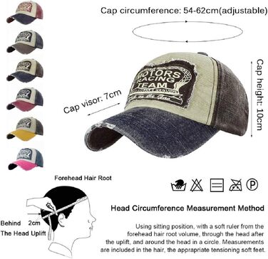 Кепка бейсболка Tuopuda Retro з регулюванням, унісекс, для літа