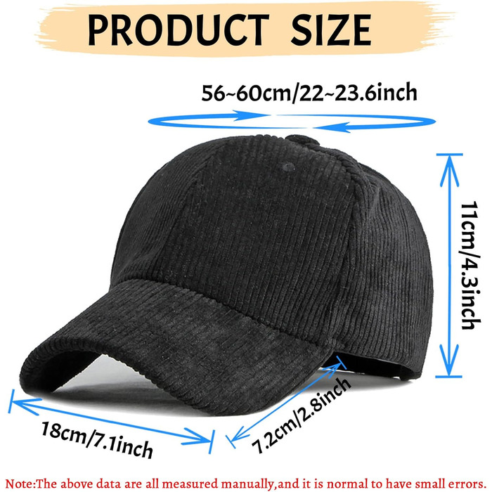 Персоналізована бейсболка з вишивкою, логотипом та друком фотографії. Регульована кепка в подарунок на Різдво для мами, тата, чоловіка, жінки, друга. (Бейсболка з корду)