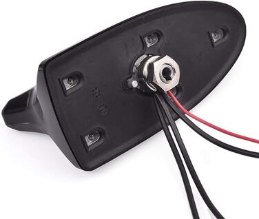 Eightwood DAB/DAB+ автомобільна антена-спліттер AM/FM GPS, дахова антена з підсилювачем, активна антена-акула для авто, 5 м кабель SMB RG174, розгалужувач SMB+SMA+DIN