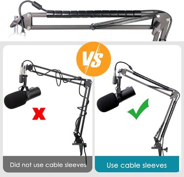Тримач для мікрофона SM7B YOUSHARES 04 з поп-фільтром - Шарнірний мікрофонний стійка для студійного мікрофона Shure SM7B XLR