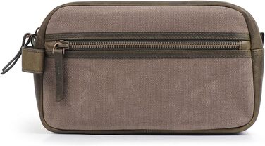 Чоловіча дорожня сумка Londo Echtleder, набір для туалету (Olive)