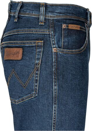 Джинси чоловічі Wrangler Texas Regular Fit Authentic Straight Darkstone + Чорний ремінь 34W/32L