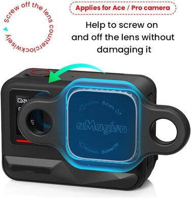 Фільтри для Insta360 Ace Pro: CPL, UV, ND (4, 8, 16, 32), ND4-PL, ND8-PL, ND16-PL, ND32-PL, комплект для екшн-камери, водонепроникний магнітний дизайн
