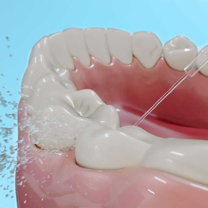 Cecotec Munddusche Bamba ToothCare 1200 Jet Pro: 7 насадок, LED-дисплей, 10 режимів, UV-дезінфекція. 1000 мл