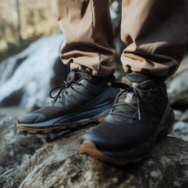 Черевики трекінгові Salomon Elixir Tour Waterproof для чоловіків (47 1/3 EU, Black Asphalt Castlerock)