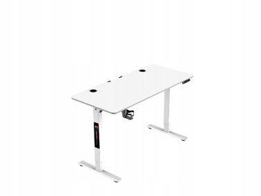 Ігровий стіл Electroprime з регулюванням висоти, білий MDF, 140x60 см