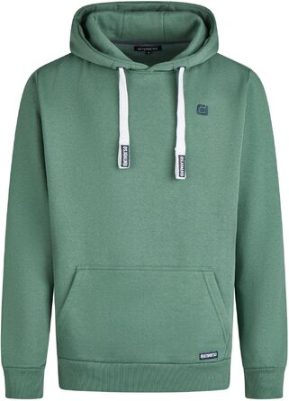 Чоловіче худі riverso RIVLinus Regular Fit — стильний прогулювач з капюшоном, Streetwear, колір Forest Green (темно-зелений), розмір M