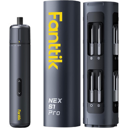 Електрична викрутка Fanttik S1 Pro 3.7V з магнітом, комплект з 16 біт, регулювання крутного моменту до 6 Nm, акумулятор 2000 mAh, для ремонту меблів та комп'ютерів