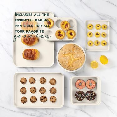 Набір форм для випічки 13 шт. Sage з антипригарним покриттям, міцний, легко виймається