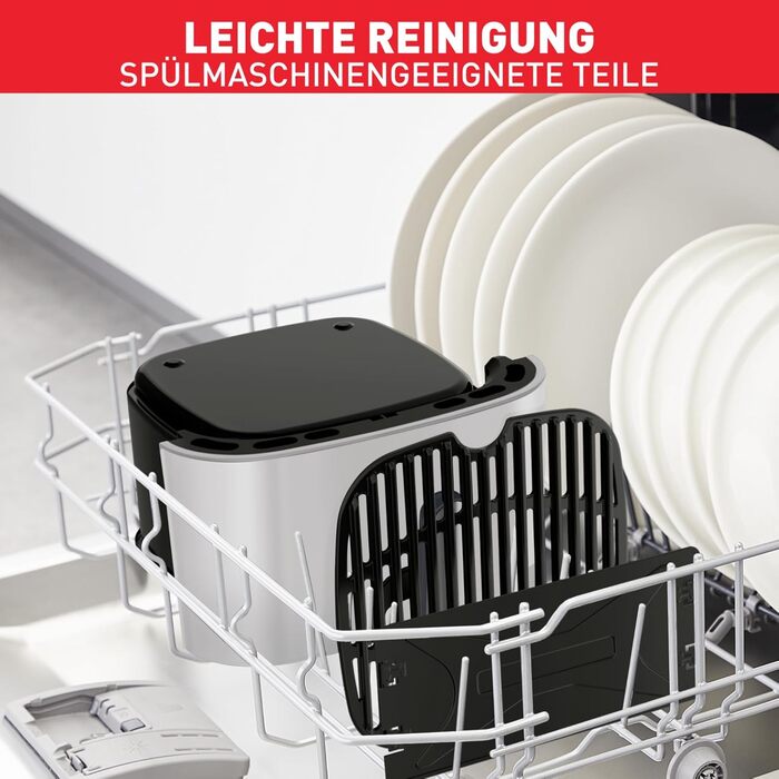 Аерофритюрниця Tefal EY501A Easy Fry & Grill 4,2 л, 2-в-1, технологія Extra Crisp, енергозберігаюча, таймер, гриль, біла