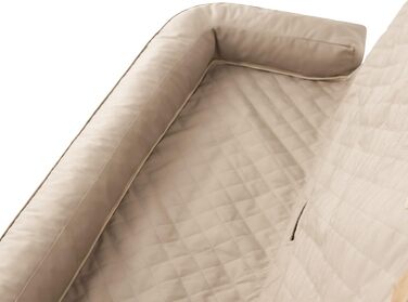 Автоматик для собак та котів: підстилка на заднє сидіння, переноска, корзина, шлейка, ліжко, корзинка, бежевий Оксфорд, 133 x 45 см