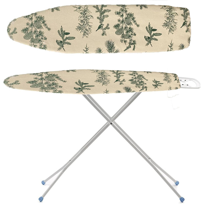 Близняк для прасувальної дошки, бавовна, 140x50 см, з гумкою, для прасувальних станцій та прасок