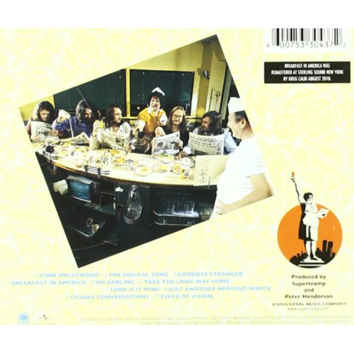 Breakfast in America - Vinyl LP (Супербітна платівка) - Стенфордський університет