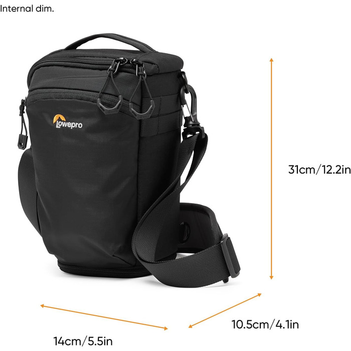 Lowepro ProTactic Toploader - фотосумка для беззеркальних/DSLR камер (4.5 л, 37x10.5x14 см)