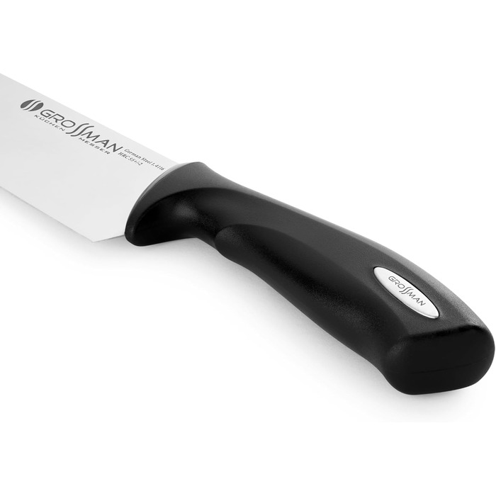 Ніж кухарський Grossman 002SH, 33 см, з нержавіючої сталі, ергономічна ручка