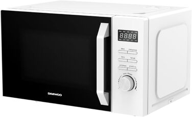 Мікрохвильова піч Daewoo MD-FC206SB 20L, 700W, чорний колір (Solo, White)