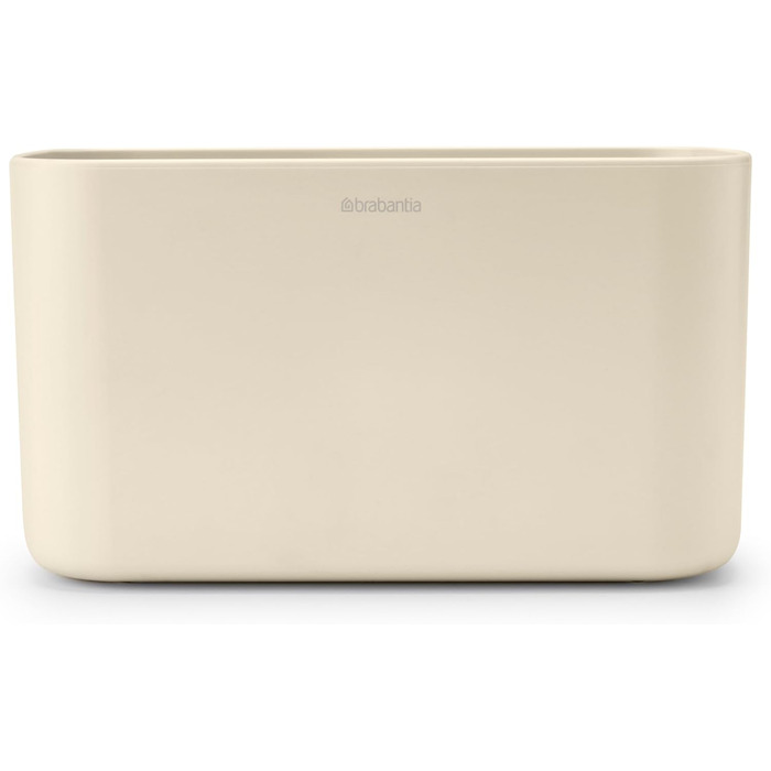 Полиці для ванної Brabantia Renew Soft Beige, підставка для раковини, тримач для зубних щіток, нековзна, корозійностійка, легко миється, 19,7x9,8x11 см