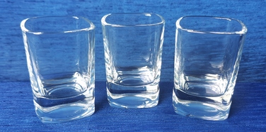 Подарунковий набір чарок для горілки Art-Glass, прозорі, 50 мл, 7 шт.