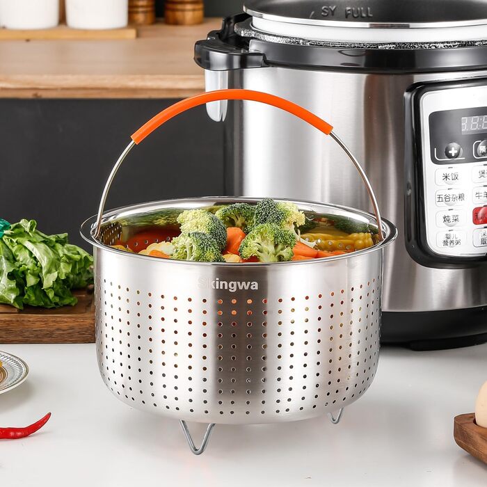 Пароварка для Instant Pot, кошик для овочів з нержавіючої сталі, вставка для каструлі 8qt